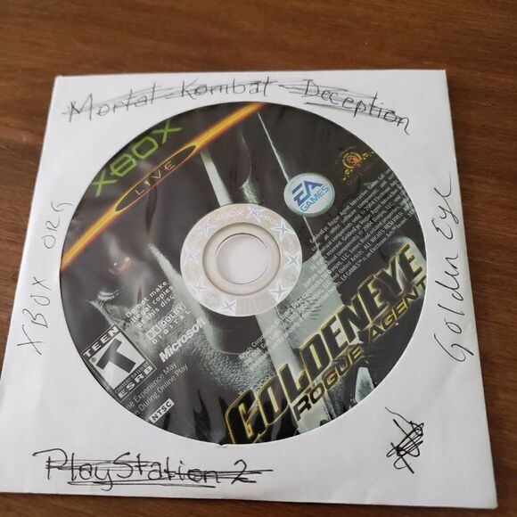 GoldenEye Rogue Agent  Original Xbox Video Game  tested works disk only - Picture 4 of 4